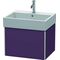 Duravit Waschtischunterbau XSQUARE 397x584x460mm aubergine seidenmatt
