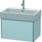 Duravit Waschtischunterbau XSQUARE 397x684x460mm lichtblau seidenmatt