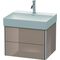 Duravit Waschtischunterbau XSQUARE 397x584x460mm cappuccino hochglanz