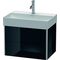 Duravit WTU COMPACT XSQUARE 397x584x390mm schwarz hochglanz