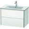 Duravit Waschtischunterbau XSQUARE 560x810x478mm weiß matt
