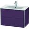 Duravit Waschtischunterbau XSQUARE 560x810x478mm aubergine seidenmatt