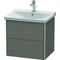Duravit Waschtischunterbau XSQUARE 565x610x473mm flannel grey seidenmatt