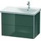 Duravit Waschtischunterbau XSQUARE Be re 565x810x473mm dolo grey hochglanz