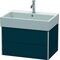 Duravit Waschtischunterbau XSQUARE 397x684x460mm nachtblau seidenmatt