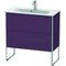 Duravit WT-Unterbau XSQUARE COMPACT 832x810x388mm aubergine seidenmatt