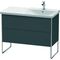 Duravit Waschtischunterbau XSQUARE Be rechts 805x1010x473mm graphit matt