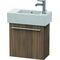Duravit Waschtischunterbau X-LARGE 228x450x442mm Ans rechts nussbaum natur