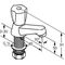 Kludi Standventil STANDARD DN 15 Terralux Griff Metall chr