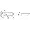 Laufen Einbau-Badewanne LAUFEN PRO 1595x705mm weiß