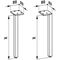 Laufen Fuß LAUFEN PRO Set = 2 Stück, Aluminium