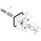 Ab-/Umstellventil AXOR CITTERIO E Trio/Quattro, Unterputz 12x12 chrom