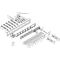 HG Fertigmontageset RAINSELECT f UP-Thermostat 5 Verbraucher mattweiß