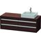 Duravit Waschtischunterbau KETHO 550x1400x496mm Be rechts kastanie dunkel