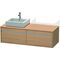 Duravit Waschtischunterbau KETHO 550x1400x426mm Be li europäische eiche