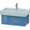 Duravit Waschtischunterbau VERO 431x750x298mm stone blue hochglanz