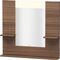 Duravit Spiegel VERO 142x850x800mm Beleuchtung nussbaum natur