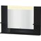 Duravit Spiegel VERO 142x1200x800mm Be schwarz hochglanz