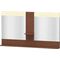 Duravit Spiegel VERO 142x1400x800mm Be amerik. nussbaum