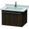 Duravit Waschtischunterbau X-LARGE 468x600x448mm nussbaum gebürstet