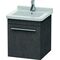 Duravit Waschtischunterbau X-LARGE 443x440x510mm Ans li Ei dunkel gebürstet