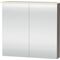 Duravit Spiegelschrank X-LARGE 138x800x760mm flannel grey hochglanz