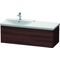 Duravit Waschtischunterbau L-CUBE 1220x481x405mm kastanie dunkel