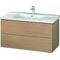 Duravit Waschtischunterbau L-CUBE 1020x481x555mm europäische eiche