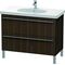 Duravit Waschtischunterbau X-LARGE 1000x470x668mm nussbaum gebürstet