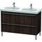Duravit Waschtischunterbau X-LARGE 1150x470x668mm kastanie dunkel
