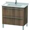 Duravit Waschtischunterbau X-LARGE 800x470x668mm nussbaum natur