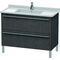 Duravit Waschtischunterbau X-LARGE 1000x470x668mm eiche dunkel gebürstet