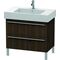 Duravit Waschtischunterbau X-LARGE 800x470x588mm nussbaum gebürstet