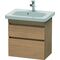Duravit Waschtischunterbau DURASTYLE 368x580x610mm eur. Eiche/europäische Ei