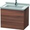 Duravit Waschtischunterbau L-CUBE 469x670x558mm nussbaum natur
