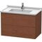 Duravit Waschtischunterbau L-CUBE 469x820x558mm amerikanisch nussbaum