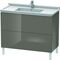 Duravit Waschtischunterbau L-CUBE 469x1020x712mm flannel grey hochglanz