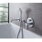 Duravit Wanneneinlauf C.1 DN 15 Ausldg 205mm m rd. Rosette chrom