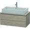 Duravit Konsolenunterschrank L-CUBE 400x920x477mm pine silver