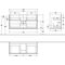 V&B Waschtischunterschrank FINION 1196x591x498mm White Matt Lacquer