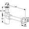 Kludi Design-Flaschen-Geruchverschluss PO Ablaufgarnitur G 1 1/4Zoll ma-sw