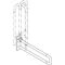 Hewi Stützklappgriff SERIE 801 drehbar d= 33mm Aluminiumkern 750mm sand