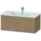 Duravit Waschtischunterbau XBASE 1 Ausz. 440x1000x475mm europäische eiche