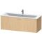 Duravit Waschtischunterbau XBASE 1 Auszug 440x1200x475mm eiche natur