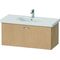 Duravit Waschtischunterbau XBASE 1 Auszug 448x1000x458mm eiche natur