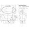 V&B Freistehwanne AVEO NEW GENERATION spezielle Form, 1900x950mm stone white