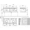 V&B Waschtischunterschrank LEGATO 1200x380x500mm Glossy White