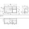 V&B Waschtischunterschrank FINION 1200x603x501mm Regal glos. wh glos. wh