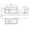 V&B Waschtischunterschrank FINION 1200x603x501mm Regal glos. wh glos. wh