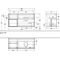 V&B Waschtischunterschrank FINION 1200x603x501mm Regal glos. wh glos. wh